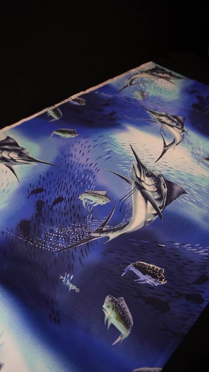 Marlins Reef- 100% cotton