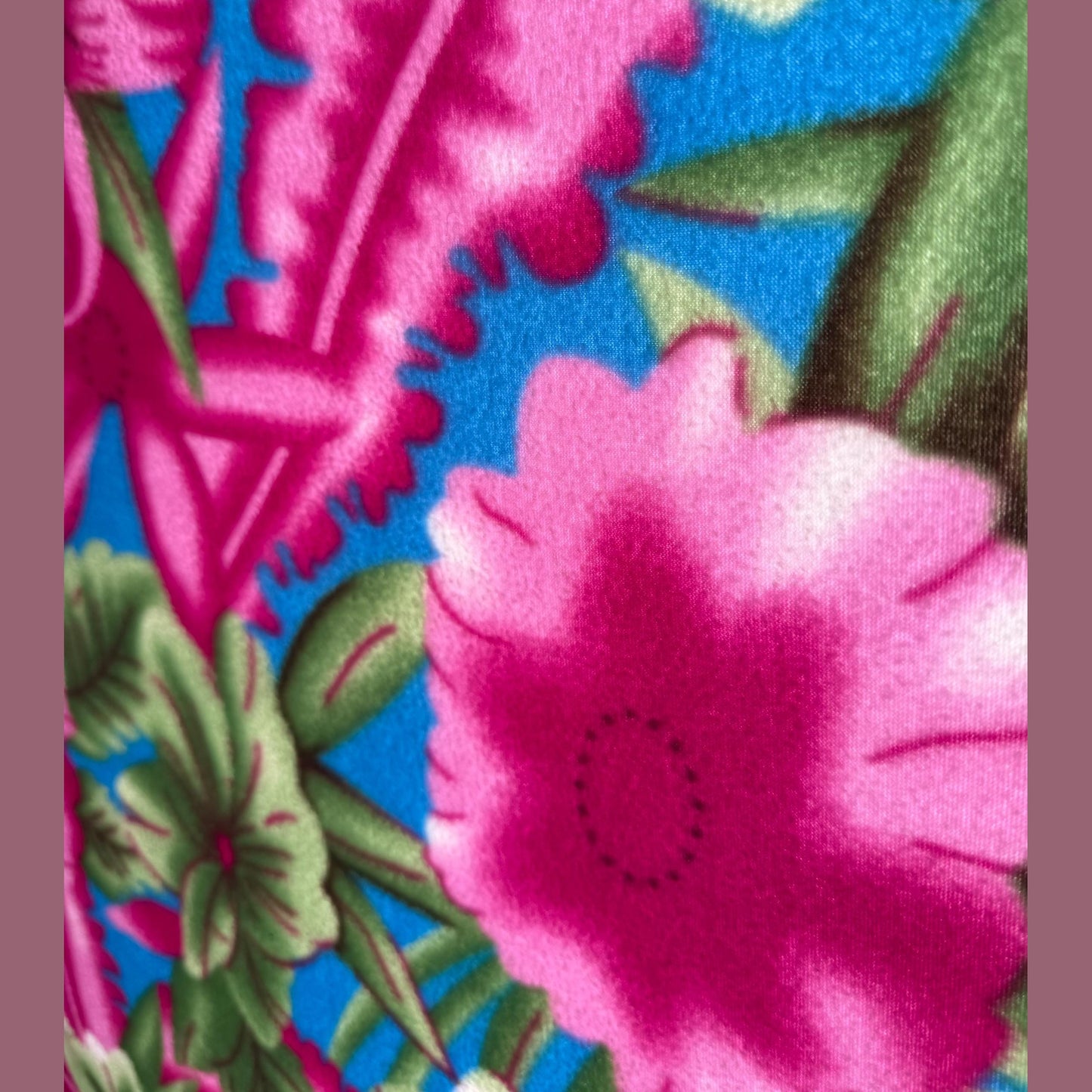 Floral Polar Fleece Fabric: 60" Wide - By the Yard - No Sew Fleece