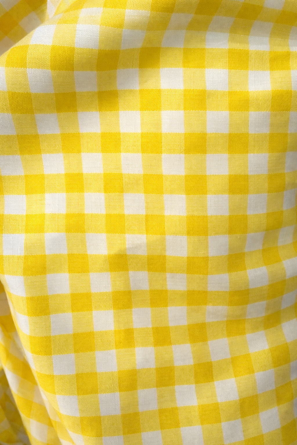 Gingham Poly Cotton Fabric: 1/4" Checkered Squares, 60" Wide, Sold by the yard