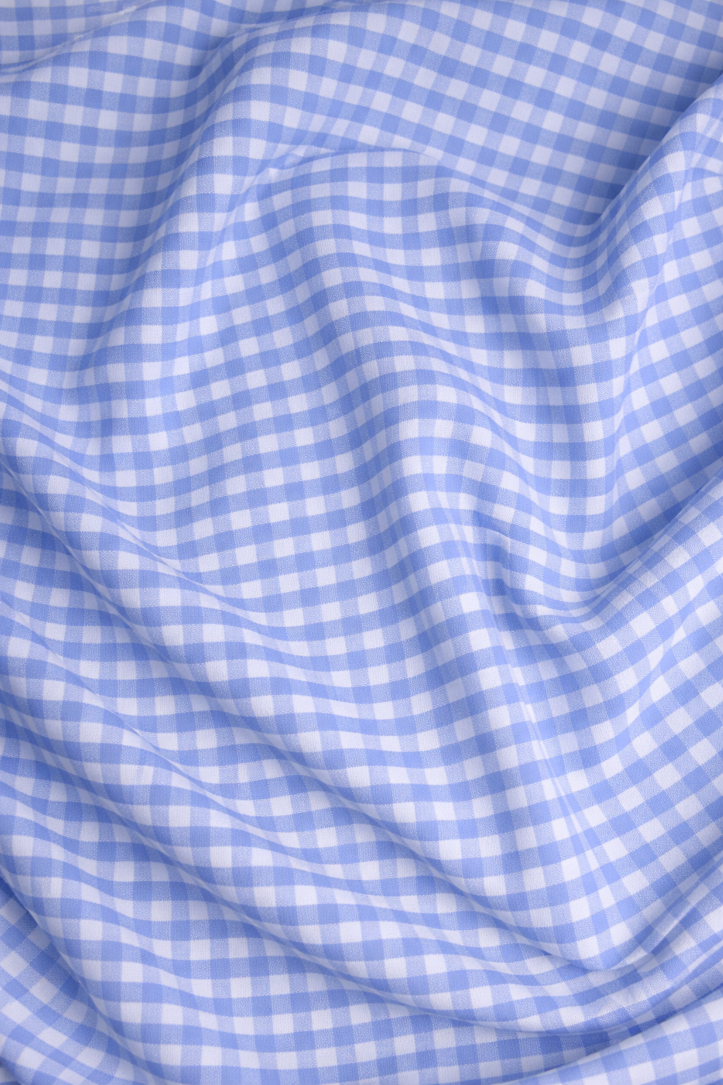 Gingham Poly Cotton Fabric: 1/4" Checkered Squares, 60" Wide, Sold by the yard