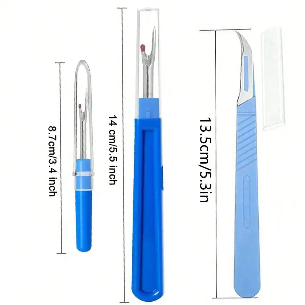 5PCS Sewing Seam Ripper Kit Blue