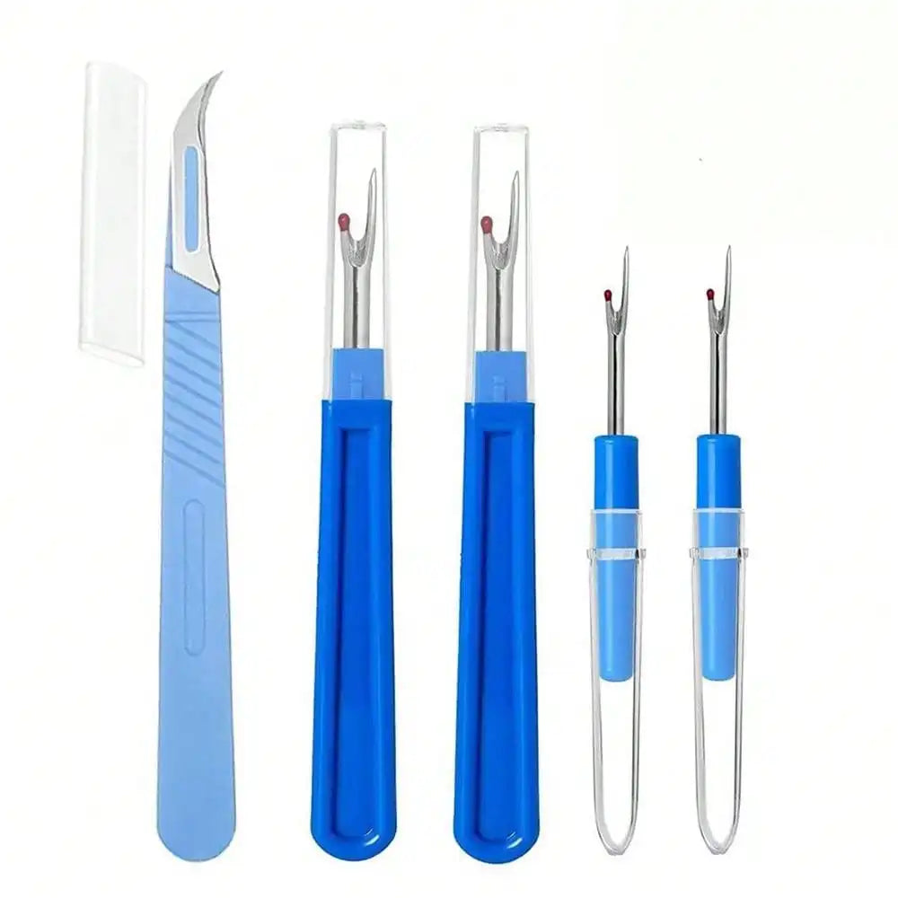 5PCS Sewing Seam Ripper Kit Blue