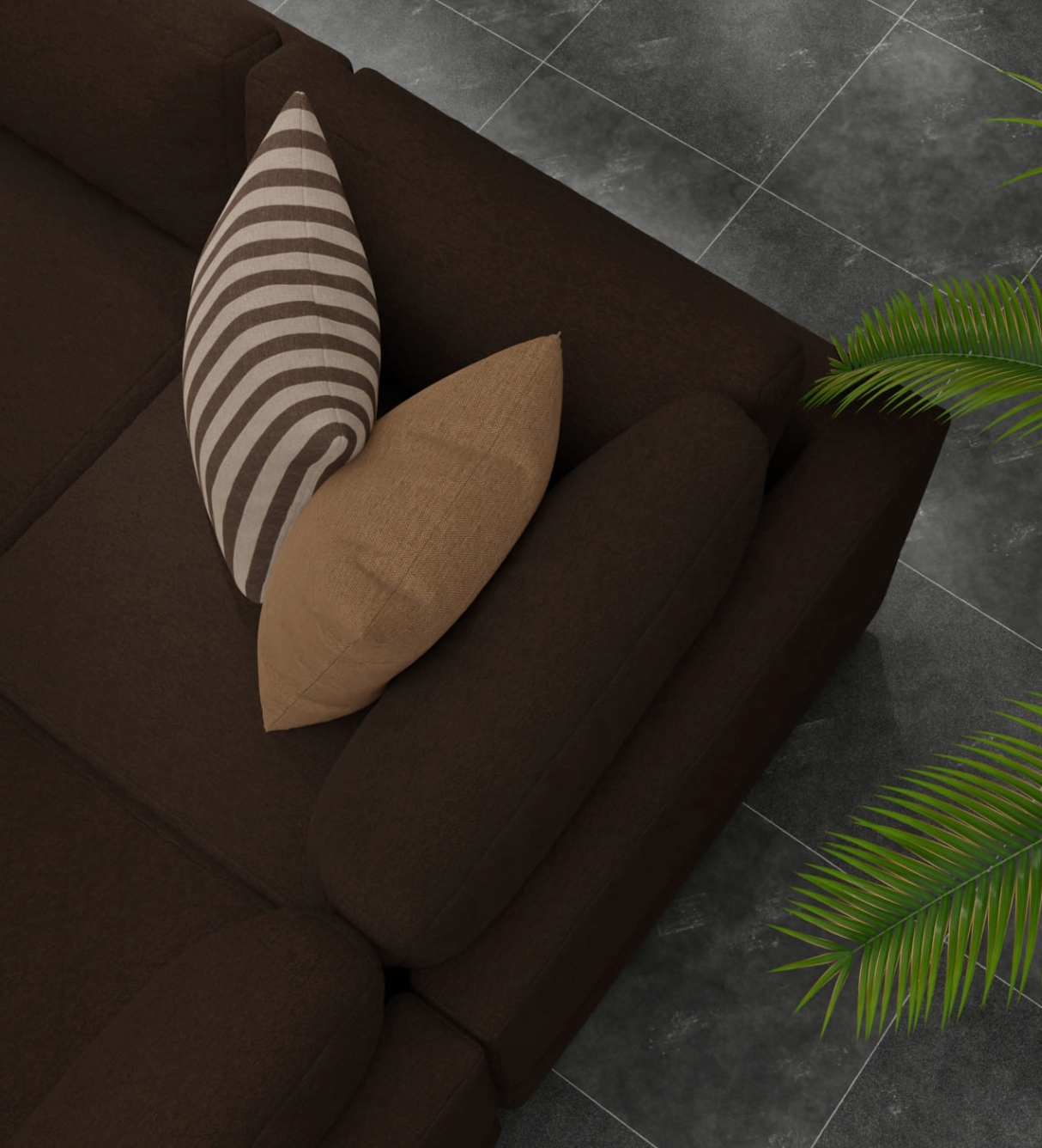 Balcony Coffee Performance Fabric – 29 Park (A1446-07) (Outdoor & Indoor)