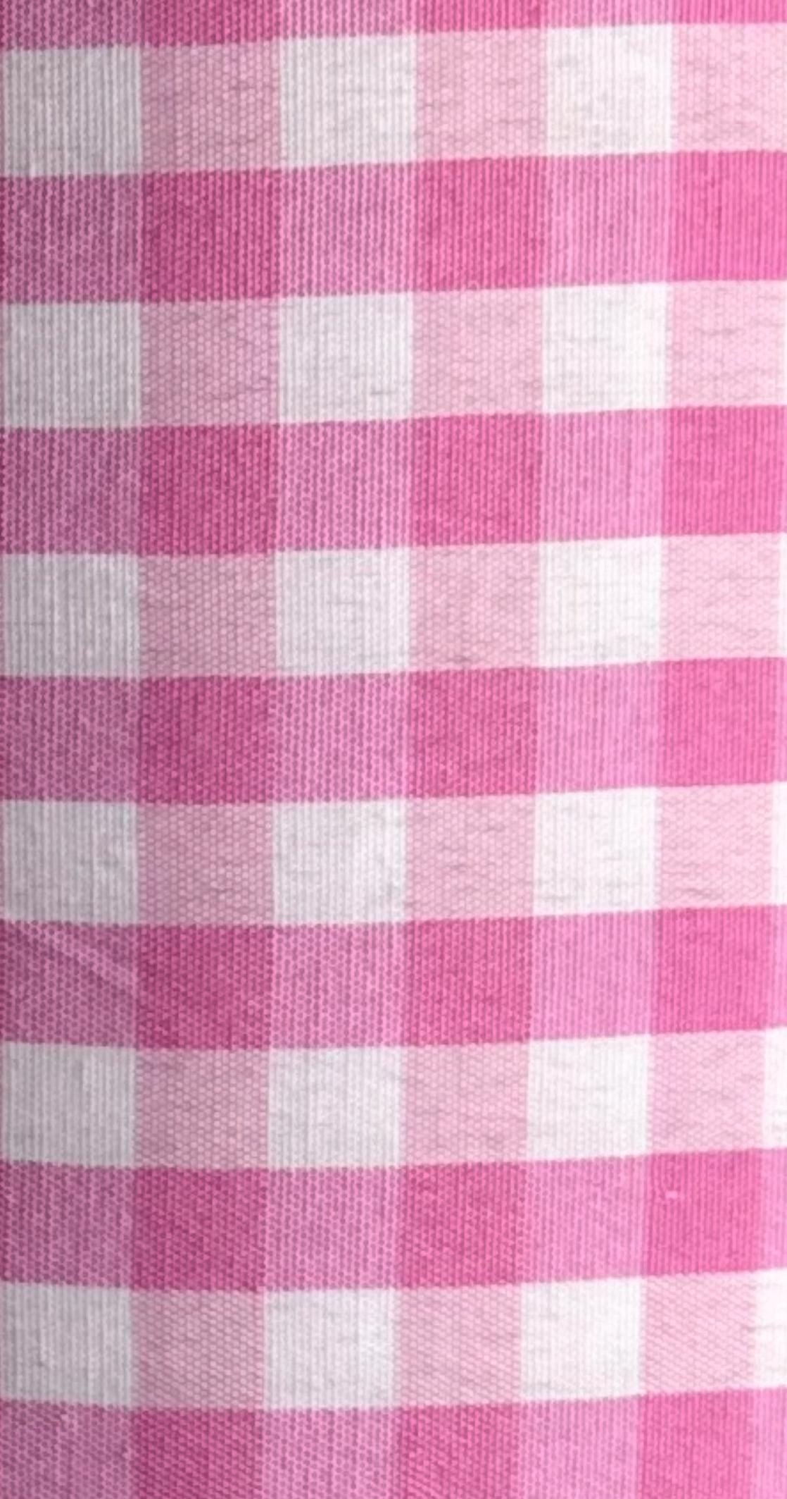 Gingham Poly Cotton Fabric: 1/4" Checkered Squares, 60" Wide, Sold by the yard