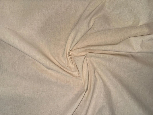 100% Cotton Natural Muslin Fabric – 63" Width