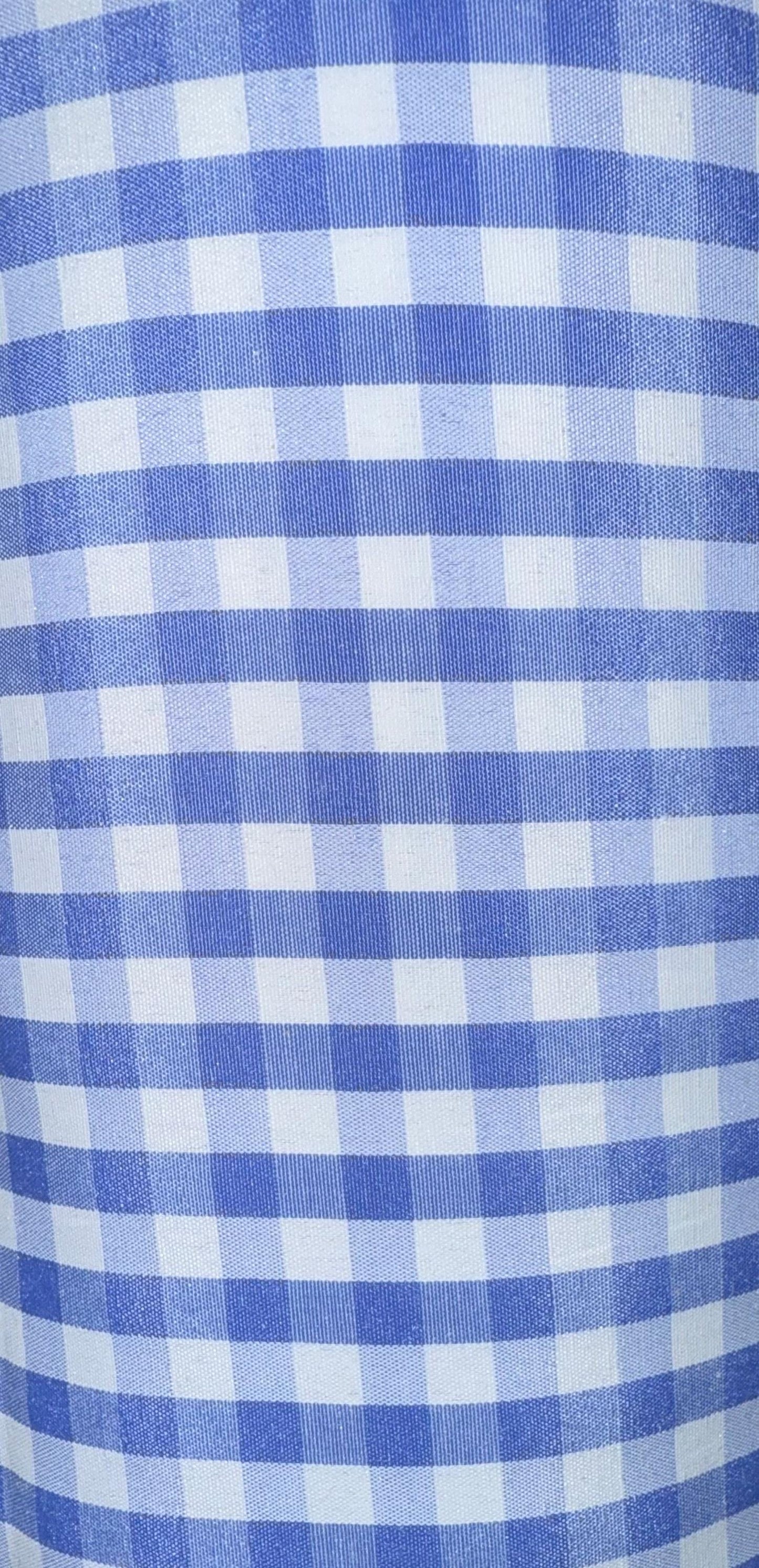 Gingham Poly Cotton Fabric: 1/4" Checkered Squares, 60" Wide, Sold by the yard