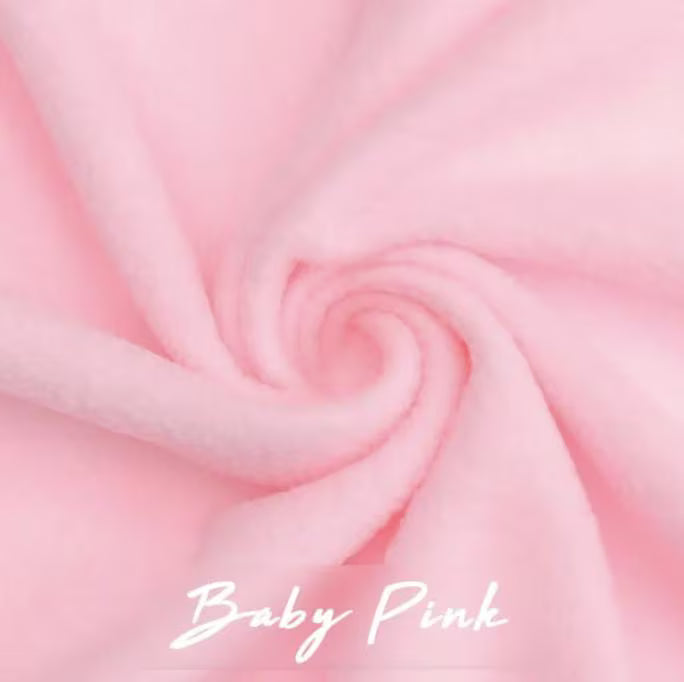 Solid Polar Fleece - 60” wide Anti-Pill - Sold by the yard