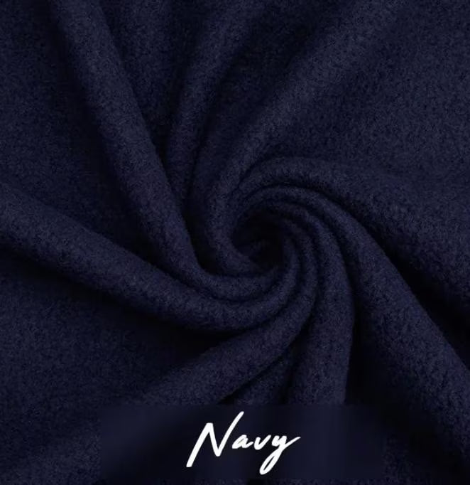 Solid Polar Fleece - 60” wide Anti-Pill - Sold by the yard