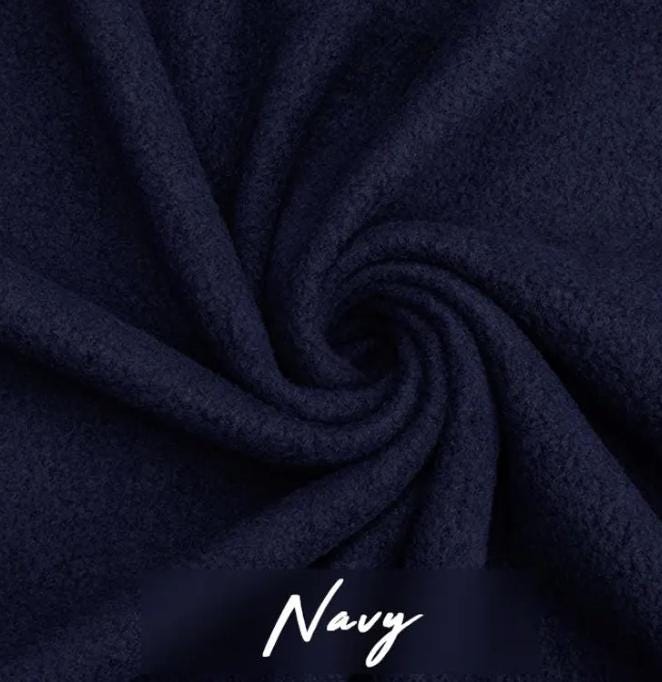 Anti-Pill Polar Fleece Fabric: Solid Color, 60" Wide - By The Yard