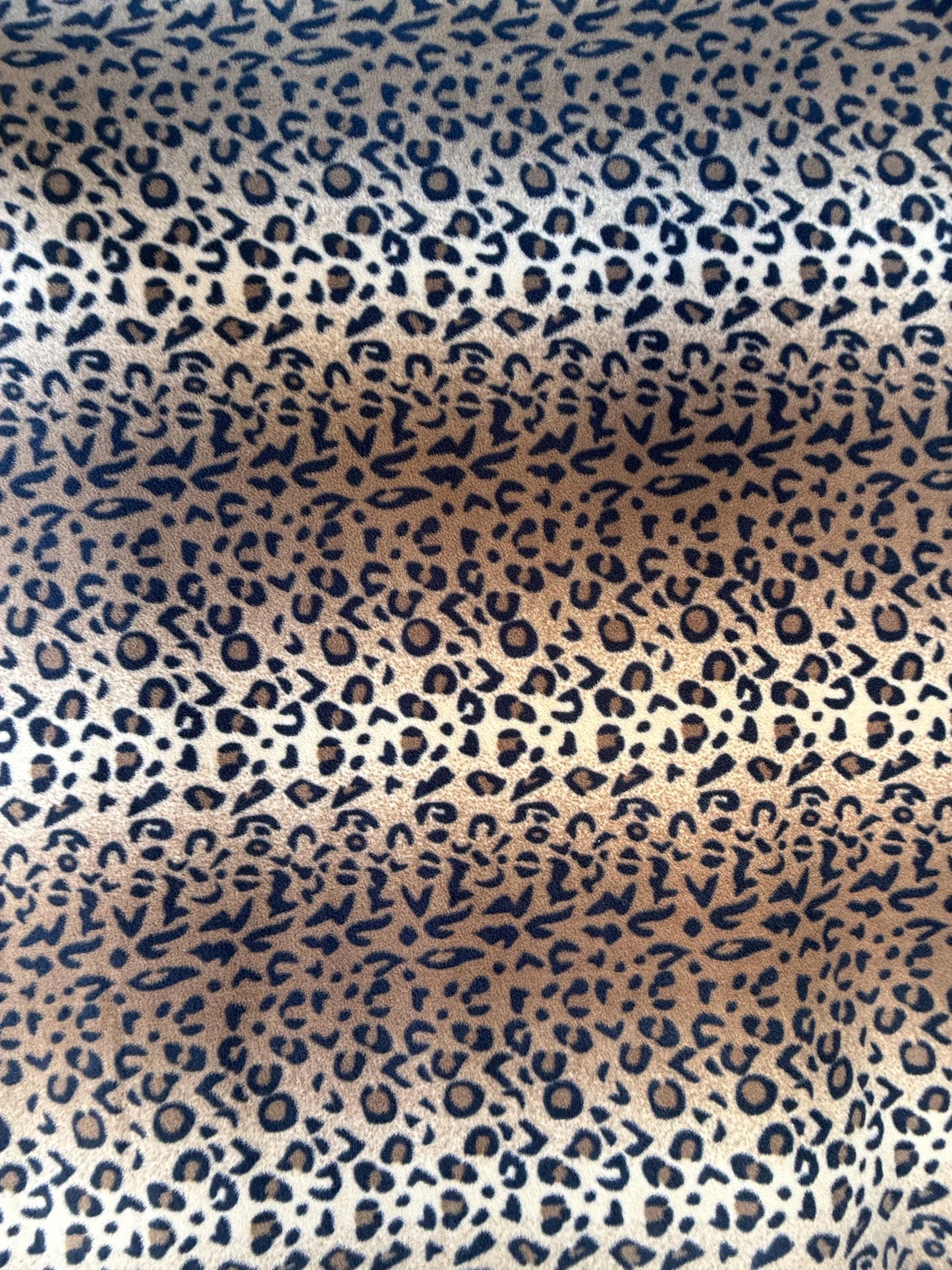 Leopard Polar Fleece Fabric: 60" Wide - By the Yard - No Sew Fleece
