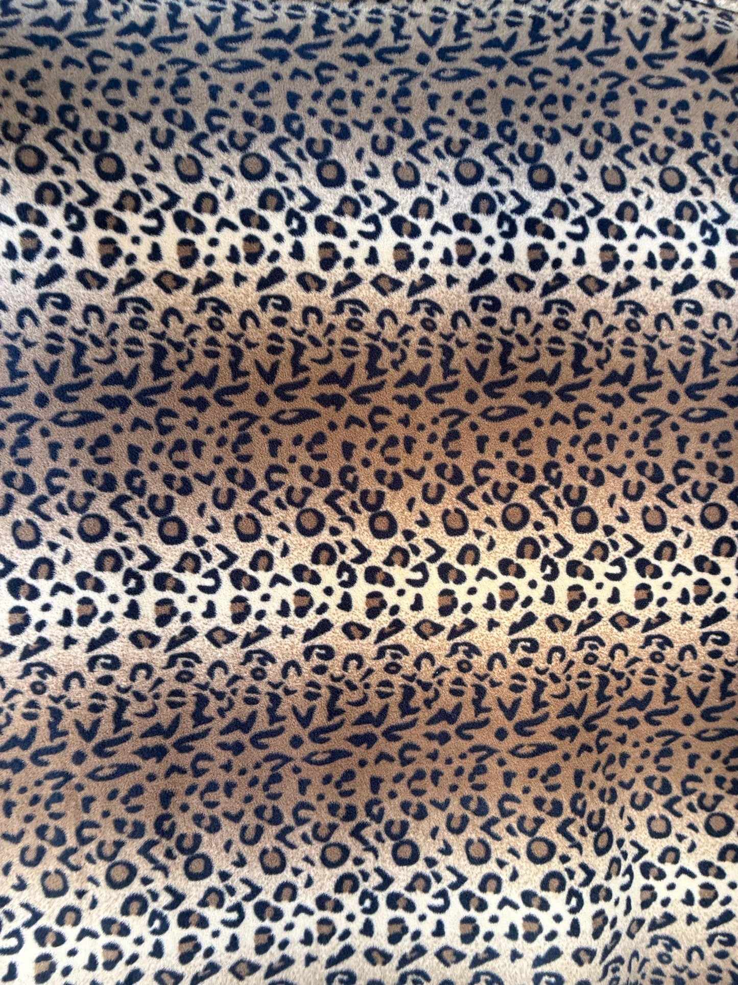 Leopard Polar Fleece Fabric: 60" Wide - By the Yard - No Sew Fleece