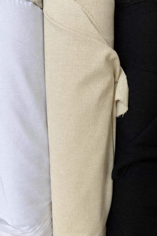 Linen Rayon Blend Fabric – 54” wide - Soft Draping Woven – Apparel & Sewing Fabric (Sold by the Yard