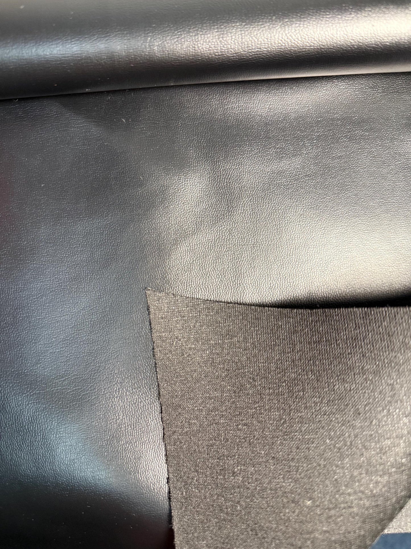 Red, Black, Navy Vinyl Fabric – Faux Leather Upholstery, Costumes, 54" Wide