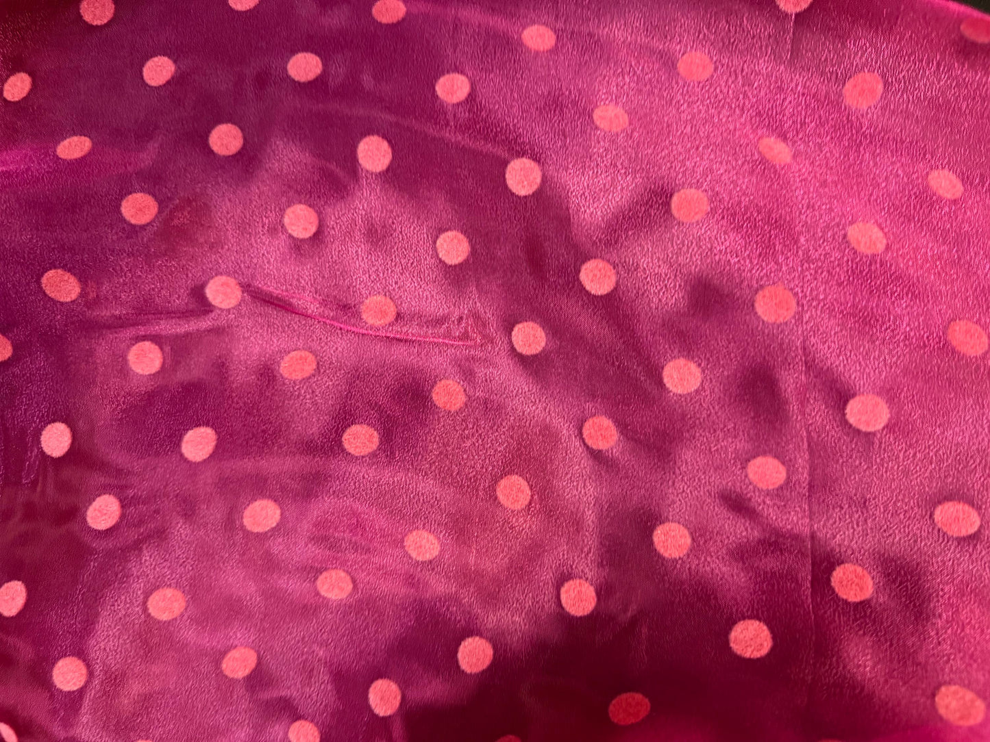 Polka Dot Organza Fabric by the Yard | 60" Wide | 100% Polyester | Sheer Dot Fabric