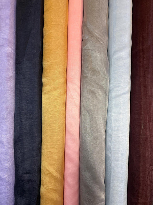 Crystal Sheer Organza | 54" Wide | Sold by the yard |