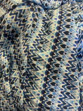 Load image into Gallery viewer, Blue southwest rayon challis piece (2.5 yards)
