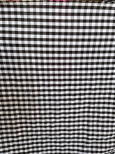 Load image into Gallery viewer, Black and white gingham (3 yard piece)

